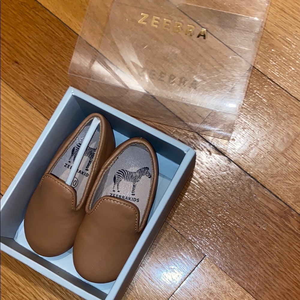 ZeeBra Kids Tan Loafers